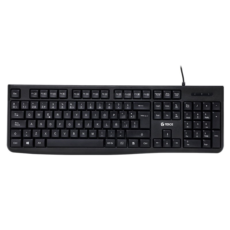 TECLADO ESTáNDAR USB TE4067 BK